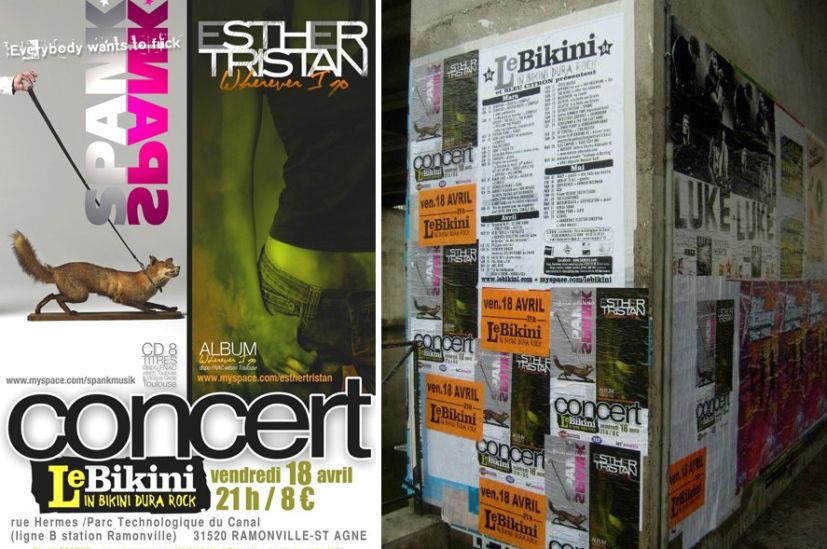 Concert Le Bikini - Spank & Esther Tristan